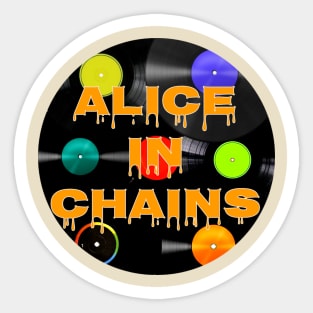 Vinyl LP Music record ALICE IN CHAINS Sticker